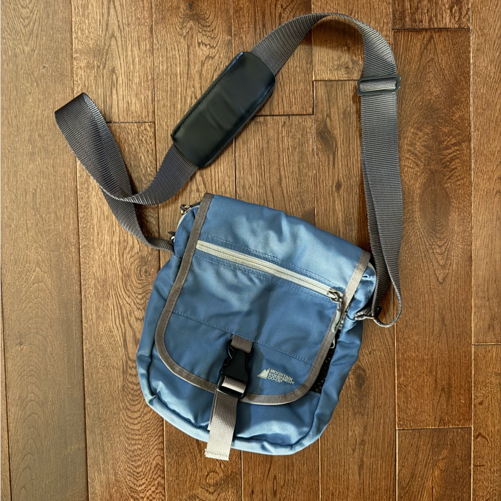 Vintage MEC Blue Utility Crossbody Bag